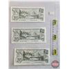 Image 5 : Canada $20 Bills 1979 (3) : - Thiessen/Crow #56818790400 - Thiessen/Crow #52518818688 - Thiessen/Cro