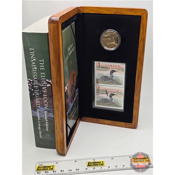 RCM Canada 2004 $1 Limited-Edition Stamp & Coin Set : The Elusive Loon (#17310 of 25111)