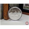 Image 2 : RCM Canada 2004 $5 Limited-Edition Stamp & Fine Silver Coin Set : The Majestic Moose (#16111 of 2555