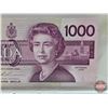 Image 6 : Canada $1000 Bill 1986 : Bonin/Thiessen #EKA2473826 (Note: Lot 735; 736 ; 738 ; 739 Sequential Seria