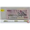 Image 1 : Canada $1000 Bill 1986 : Bonin/Thiessen #EKA2473827 (Note: Lot 735; 736 ; 737 ; 739 Sequential Seria