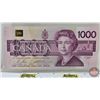 Image 4 : Canada $1000 Bill 1986 : Bonin/Thiessen #EKA2473827 (Note: Lot 735; 736 ; 737 ; 739 Sequential Seria
