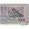 Image 3 : Canada $1000 Bill 1986 : Bonin/Thiessen #EKA2473828 (Note: Lot 735; 736 ; 737; 738 Sequential Serial
