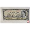 Image 2 : Canada $20 Bills 1954 (3) : - Beattie/Coyne #EE7159976 - Beattie/Rasminsky #ZE1856043 - Beattie/Rasm