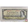Image 4 : Canada $20 Bills 1954 (3) : - Beattie/Coyne #EE7159976 - Beattie/Rasminsky #ZE1856043 - Beattie/Rasm