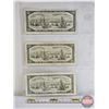 Image 5 : Canada $20 Bills 1954 (3) : - Beattie/Coyne #EE7159976 - Beattie/Rasminsky #ZE1856043 - Beattie/Rasm