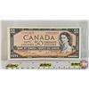 Image 4 : Canada Bills 1954 (3): - $10 Bill  : Beattie/Rasminsky #SV9900792 - $20 Bill  : Beattie/Rasminsky #U