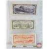 Image 5 : Canada Bills 1954 (3): - $10 Bill  : Beattie/Rasminsky #SV9900792 - $20 Bill  : Beattie/Rasminsky #U