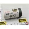 Image 4 : Canada $2 Toonie Roll : 2019 D-DAY : Color (Original Roll) (NOTE: Rolls not opened by the Auction Co