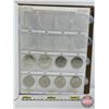 Image 2 : Canada One Dollar Collection (23 Coins) : 1966 - 1986 in Uni-Safe Portfolio (Intermittent ~ See Type