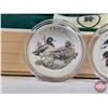 Image 3 : RCM Canada 2013 $10 Ducks of Canada - Pure Silver 3-Coin Set with Display Case and Duck Call - Malla