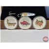 Image 3 : RCM Canada 2016 $20 Fine Silver Coins : Canadian Salmonids with Display Case & Len Thompson Spoon - 