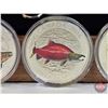 Image 5 : RCM Canada 2016 $20 Fine Silver Coins : Canadian Salmonids with Display Case & Len Thompson Spoon - 