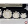 Image 10 : RCM Canada 2004 Fine Silver 5-Coin Set : Privy Mark Set One Ounce ; 1/2 Ounce 1/4 Ounce; 1/10 Ounce;