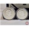Image 9 : RCM Canada 2004 Fine Silver 5-Coin Set : Privy Mark Set One Ounce ; 1/2 Ounce 1/4 Ounce; 1/10 Ounce;