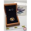 Image 1 : RCM Canada 2018 $20 Fine Silver Coin : Iconic Maple Leaves in Wood Display Case (COA #4824 : 99.99% 