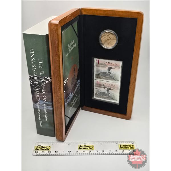 RCM Canada 2004 $1 Limited-Edition Stamp & Coin Set : The Elusive Loon (#07614 of 25111)