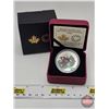 Image 1 : RCM Canada 2014 : $20 Fine Silver Coin : Red Trillium with Crystal Dew Drops (Swarovski Elements) (C