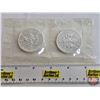 Image 1 : RCM Canada 2003 Silver Maple Leaf $5 Coins (2) : (Fine Silver .9999 : 1 Oz / Each) (GST Exempt)