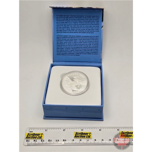 RCM Canada 2014 $100 Fine Silver : The Majestic Bald Eagle (Fine Silver 99.99%) (GST Exempt)