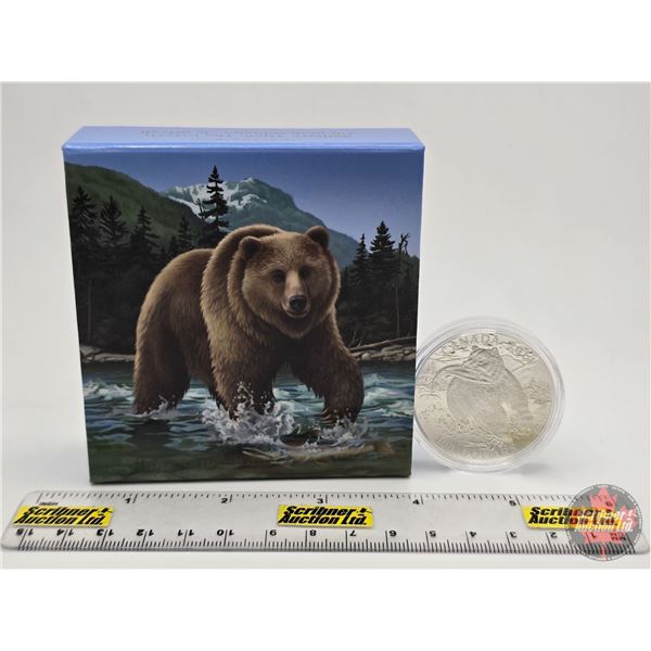 RCM Canada 2014 $100 Fine Silver : Solitary Titan ~ The Grizzly (Fine Silver 99.99%) (GST Exempt)