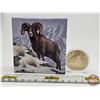Image 1 : RCM Canada 2014 $100 Fine Silver : Clashing Titans of the Wind-Swept Crag : The Rocky Mountain Bigho