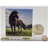 Image 1 : RCM Canada 2015 $100 Fine Silver : The Canadian Horse ~ The Little Iron Horse (Fine Silver 99.99%) (