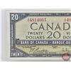 Image 2 : Canada $20 Bill 1954 : Beattie/Rasminsky #VE4814065 (See Pics for Varieties, Conditions, Serial Numb
