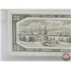 Image 5 : Canada $20 Bill 1954 : Beattie/Rasminsky #VE4814065 (See Pics for Varieties, Conditions, Serial Numb