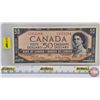 Image 1 : Canada $50 Bill 1954 : Beattie/Rasminsky #BH1951204 (See Pics for Varieties, Conditions, Serial Numb