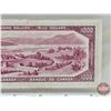 Image 6 : Canada $1000 Bill 1954 : Lawson/Bouey #AK0524502 (See Lot #815 : Close Serial Number) (See Pics for 