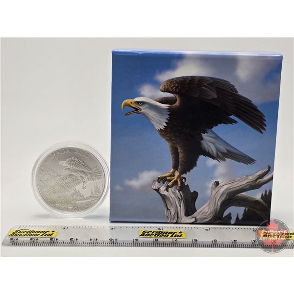 RCM Canada 2014 $100 Fine Silver : The Majestic Bald Eagle (Fine Silver 99.99%) (GST Exempt)