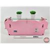 Image 4 : Elvis Pink Cadillac 3-D Front Lighted Wall Decor Shelf w/Faux Plants