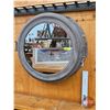 Image 1 : Porthole Style Vanity Mirror  (Measures : 23"H x 25"W x 7-1/2"D)