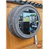 Image 2 : Porthole Style Vanity Mirror  (Measures : 23"H x 25"W x 7-1/2"D)