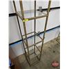Image 3 : Arch Top Metal Display Rack w/Glass Shelves  (Measures : 96"H x 75"W x 10-1/2"D)
