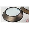 Image 3 : Metal Industrial Style Mirrors (2) (Measures : 26"H x 24"W x 4"D)