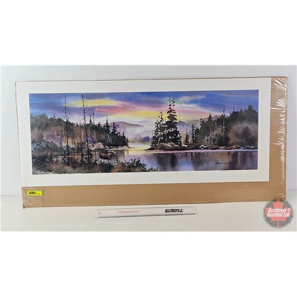 Limited Edition Print Mounted on Cardboard :  Northern Monoret  by J.S. Brager (367/1500) (Cardboard