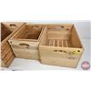 Image 3 : Wooden Crates (8)  (Largest Measures : 9-1/2"H x 22"W x 15-3/4"D)