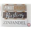 Image 3 : Wooden Wine Sign  (20"H x 11"D)