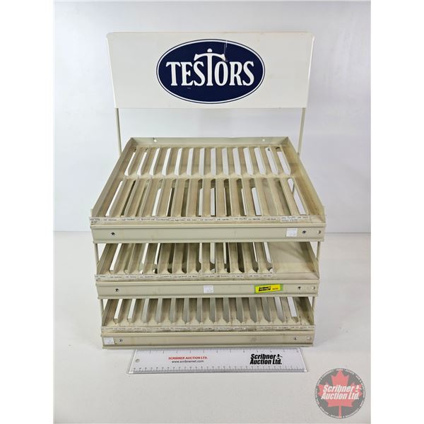 Testors Store Display Rack (Metal) (Measures : 22"H x 16-1/2"W x 13"D)