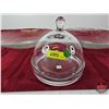 Image 2 : Tag Large Glass Display Bowls (2) & Tag Covered Dessert Dish (Bowls Measure : 16"Dia)