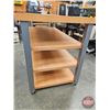 Image 5 : Store Fixture : Industrial Rolling 4 Tier Display Table
