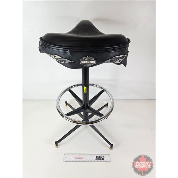 Harley Davidson Solo Saddle Bar Stool (Measures : 29"H)