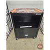 Image 3 : Harley Davidson Rolling Lockable Bar Cart w/Harley Davidson Bar Mat & Removeable Back Tray
