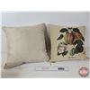 Image 6 : Home Décor Combo : Pillows (2), Metal Sign, Faux Flora & Fruit, Basket (Basket Measures : 8"H x 14-3
