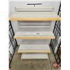 Image 2 : Store Fixture : Rolling 4 Tier Rack  (Measures : 53"H x 30"W x 17"D)