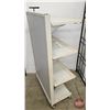 Image 5 : Store Fixture : Rolling 4 Tier Rack  (Measures : 53"H x 30"W x 17"D)