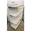Image 6 : Store Fixture : Rolling 4 Tier Rack  (Measures : 53"H x 30"W x 17"D)