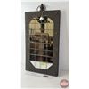 Image 1 : Metal Wall Mirror  (Measures : 29"H x 15"W x 2"D)